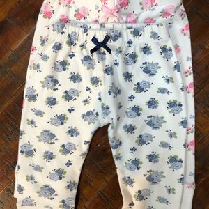 2 pair 6month Luvable friends pull-on pants